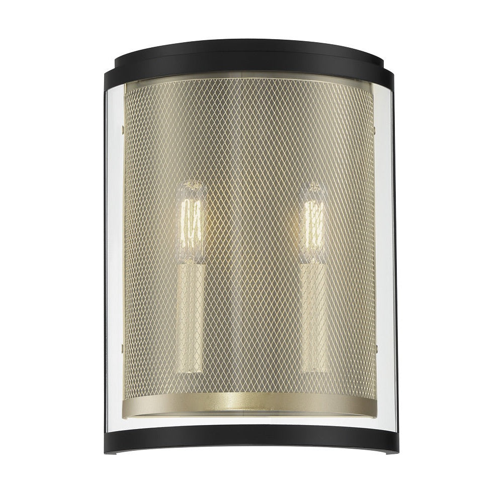 Metropolitan - N7812-726 - Two Light Wall Sconce - Soho - Coal And Soft Brass
