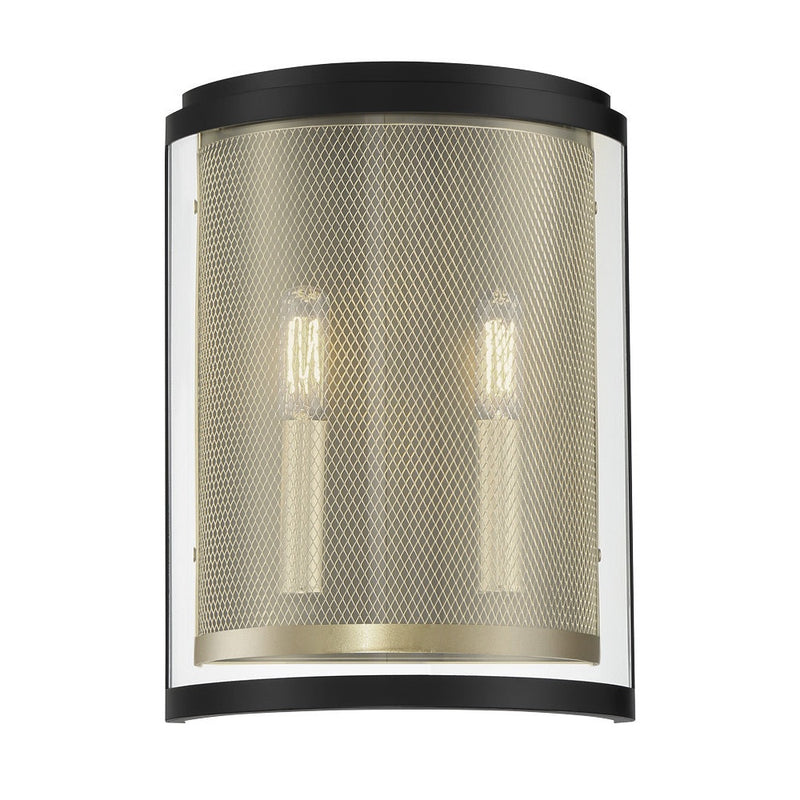 Metropolitan - N7812-726 - Two Light Wall Sconce - Soho - Coal And Soft Brass