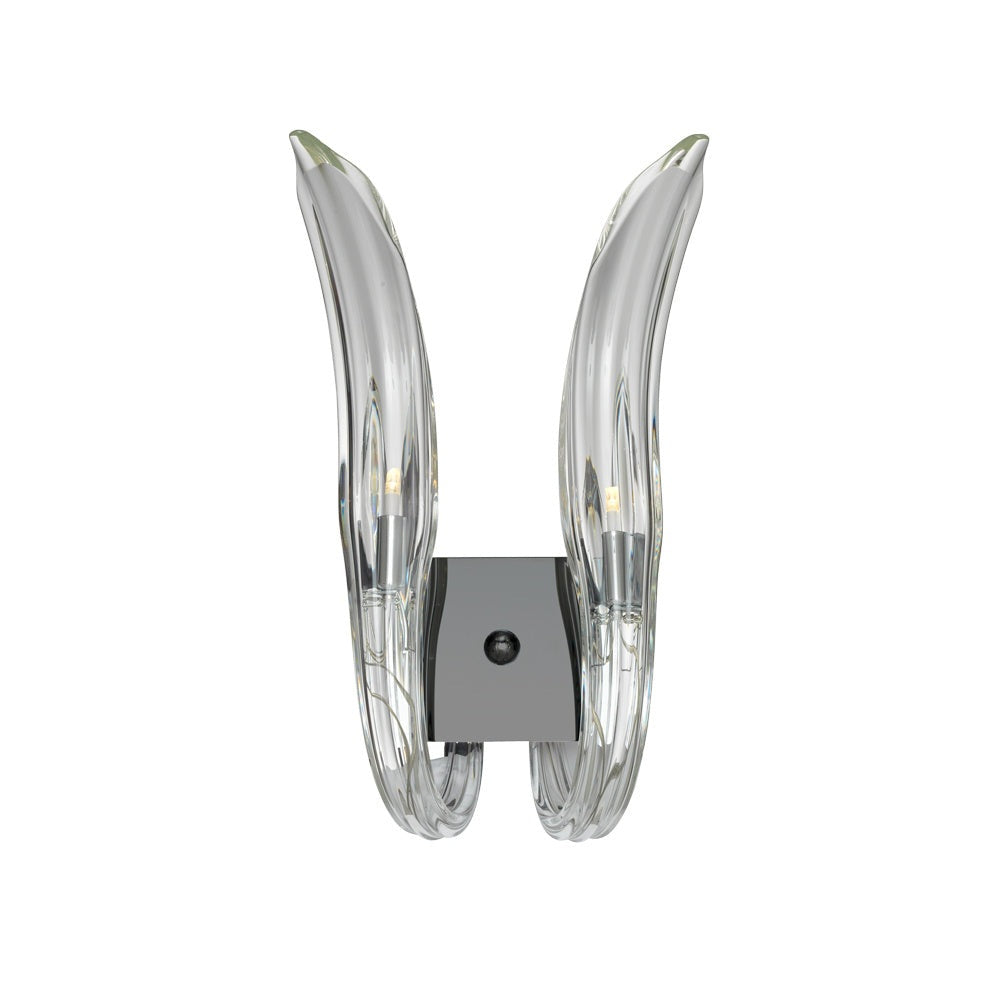 Metropolitan - N9302 - Two Light Wall Sconce - Cisne - Polished Nickel