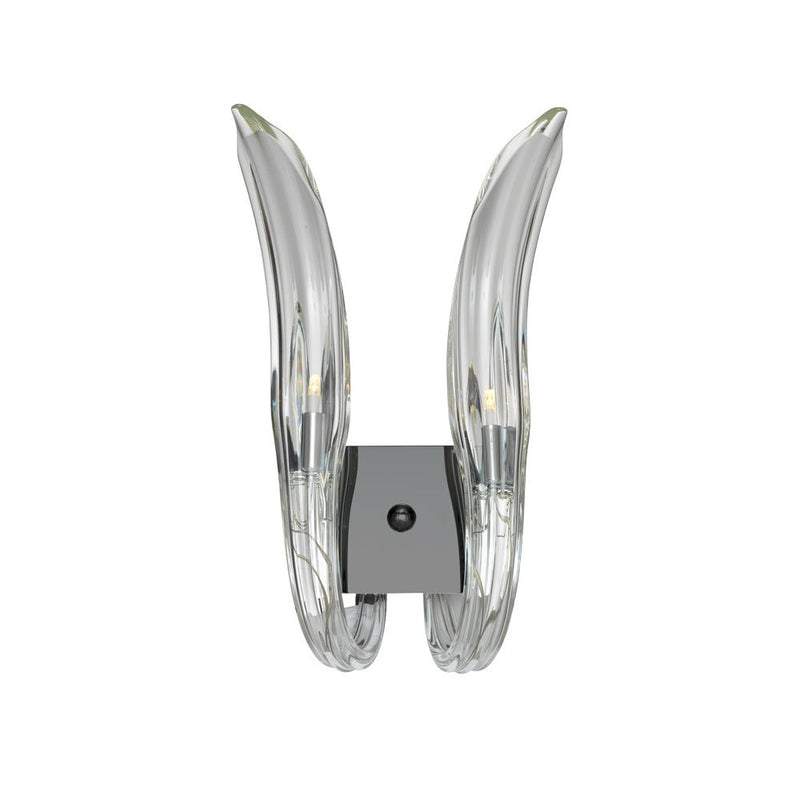 Metropolitan - N9302 - Two Light Wall Sconce - Cisne - Polished Nickel