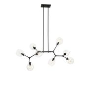 George Kovacs - P1368-66A - Eight Light Island Pendant - Nexpo - Coal