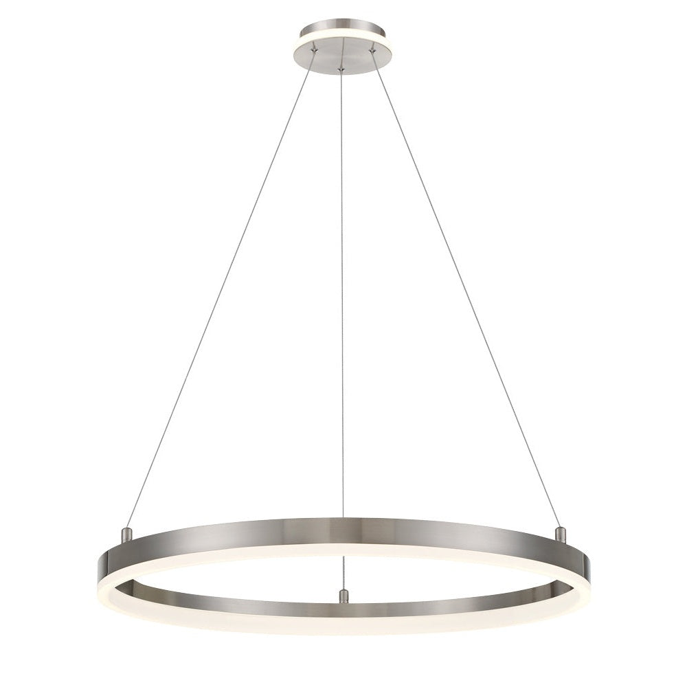 George Kovacs - P1912-084-L - LED Pendant - Recovery - Brushed Nickel
