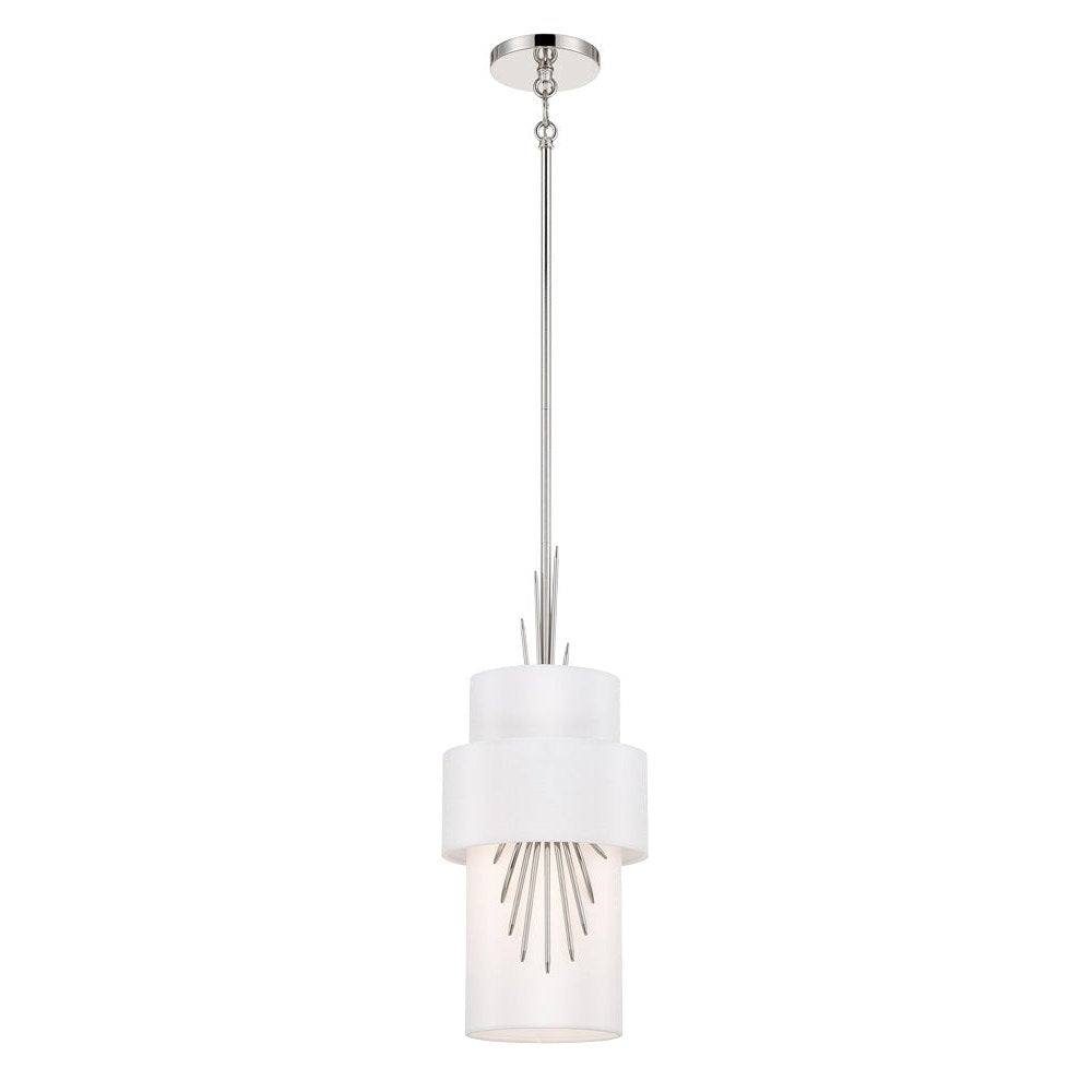 George Kovacs - P5391-613 - One Light Mini Pendant - Gramercy - Polished Nickel
