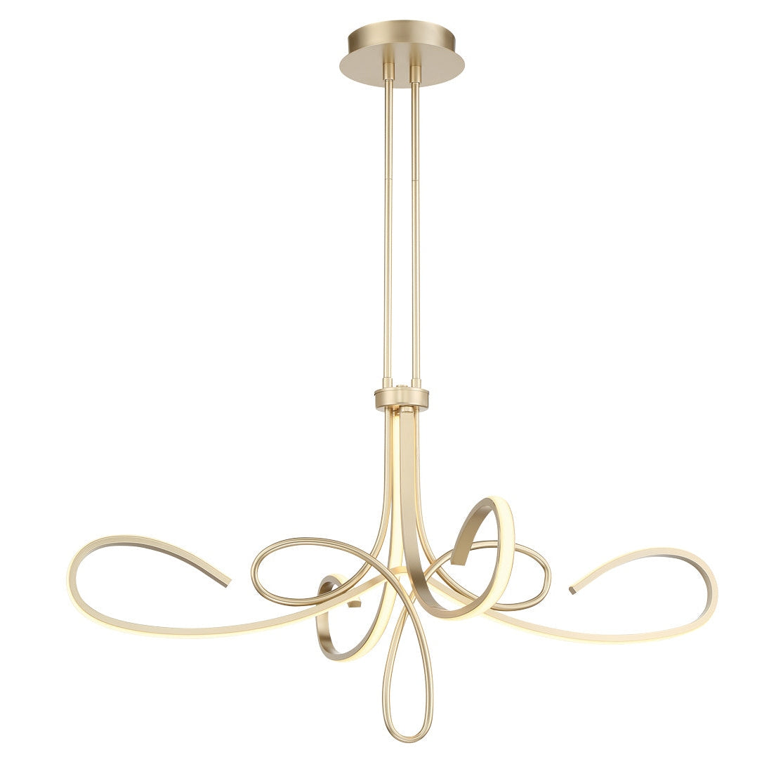 George Kovacs - P5437-697-L - LED Chandelier - Astor - Soft Gold