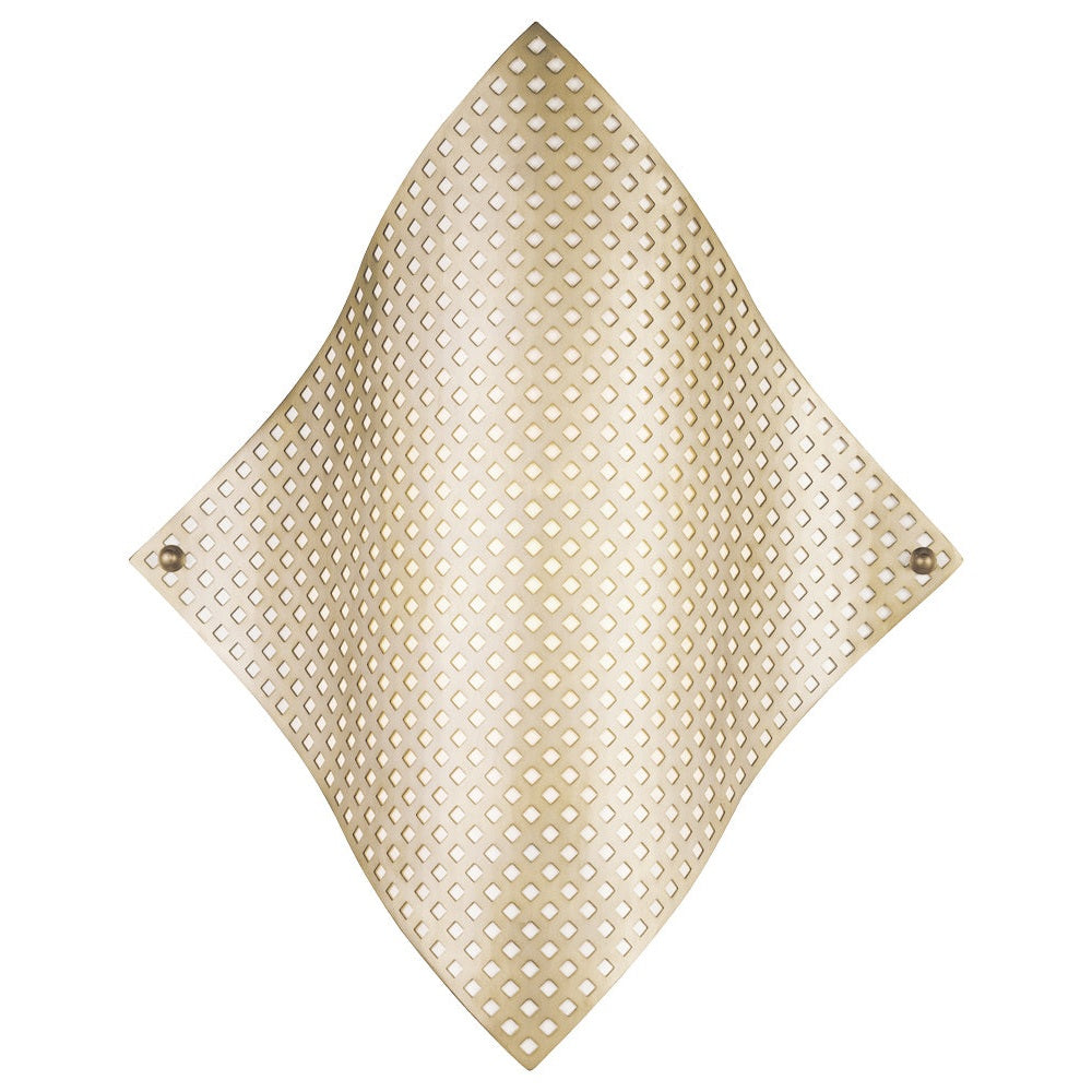 George Kovacs - P5770-695 - One Light Wall Sconce - Grid - Soft Rass