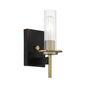 Minka-Lavery - 2541-726 - One Light Bath - Baldwin Park - Coal And Soft Brass