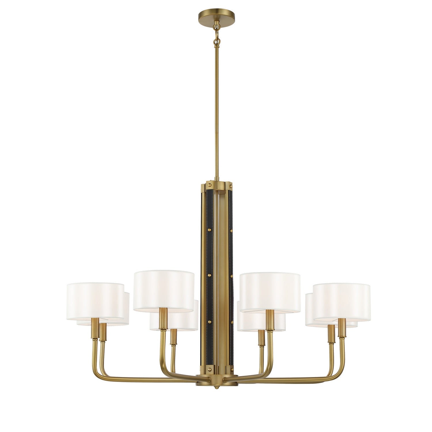 Minka-Lavery - 2788-695 - Eight Light Chandelier - Chelsea - Soft Brass