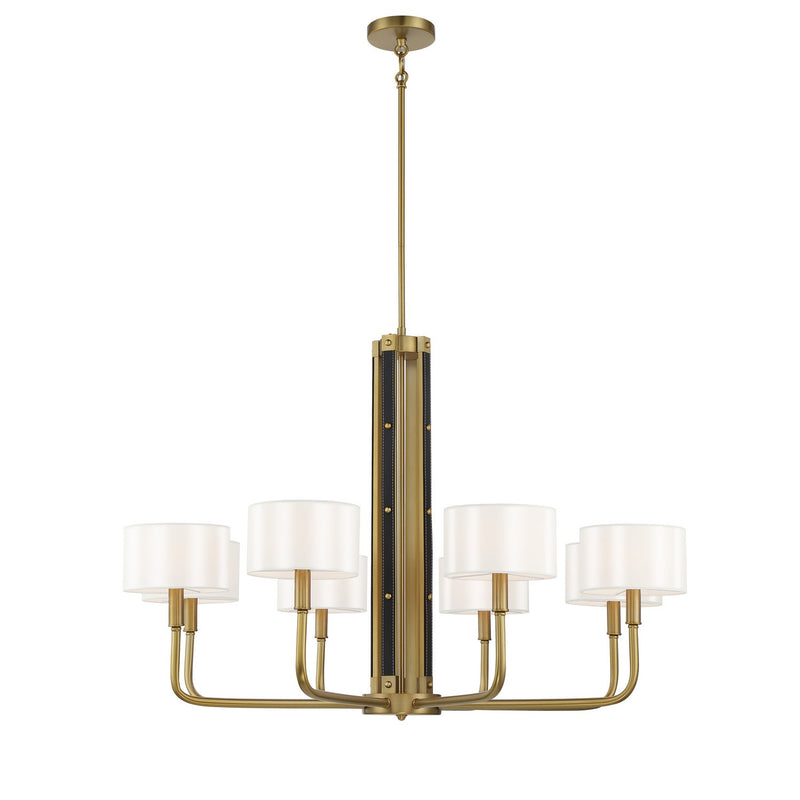 Minka-Lavery - 2788-695 - Eight Light Chandelier - Chelsea - Soft Brass