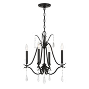 Minka-Lavery - 4444-66A - Four Light Chandelier - Laurel Estate - Coal