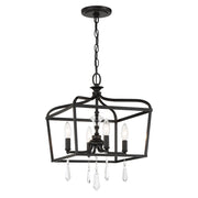 Minka-Lavery - 4447-66A - Four Light Foyer/Semi Flush - Laurel Estate - Coal
