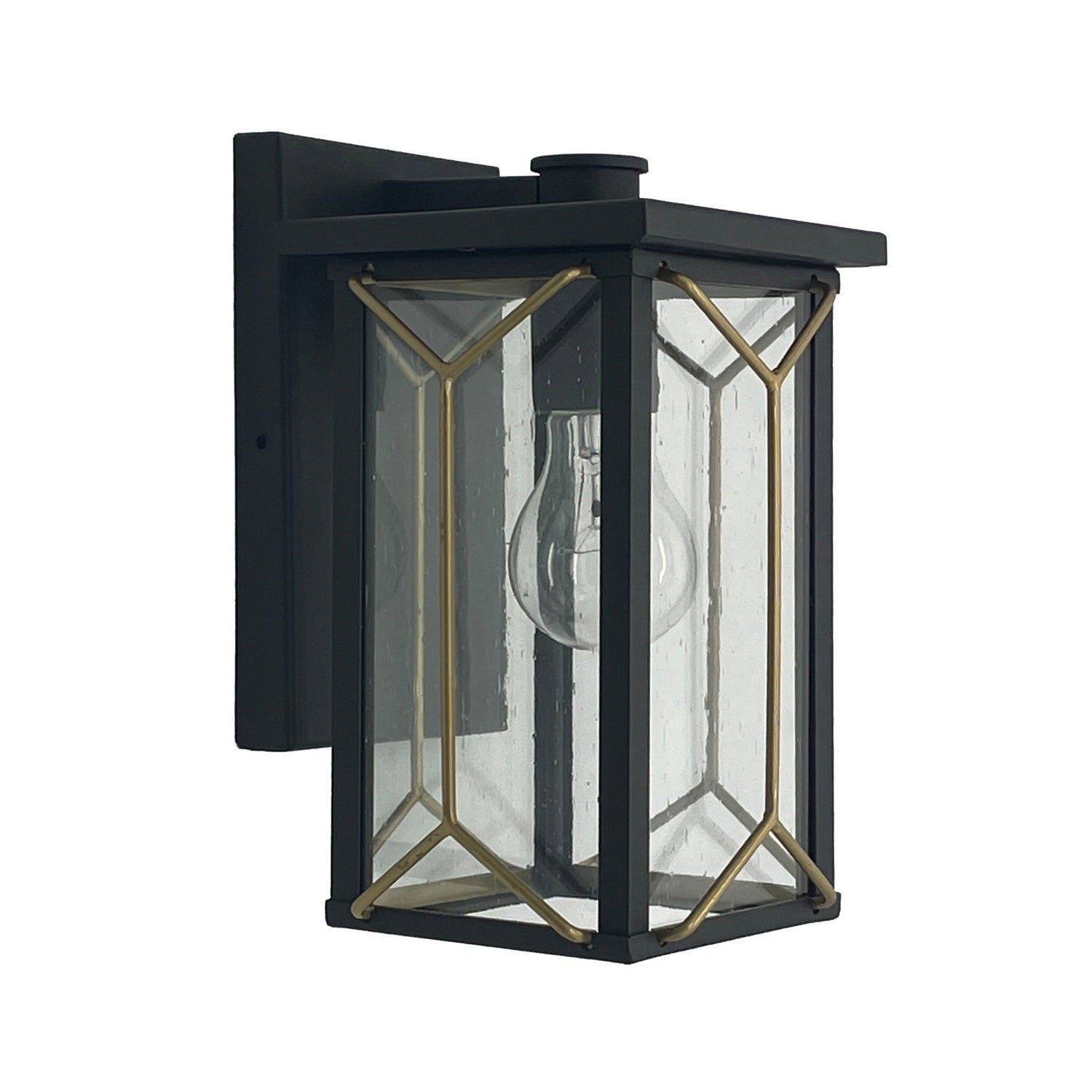 Minka-Lavery - 72801-727 - One Light Outdoor Wall Mount - Hillside Manor - Sand Coal And Mystic Gold