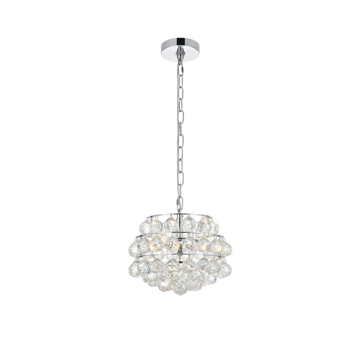Elegant Lighting - 1106D12C - Three Light Pendant - Savannah - Chrome