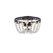 Elegant Lighting - 1112F10BK - Three Light Flush Mount - Kylie - Black