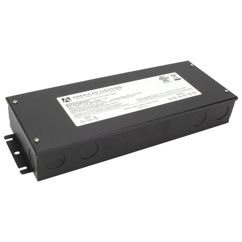 American Lighting - ADPT-DRJ-288-24 - Class 2 Dimmable, Low-Profile, Constant Voltage Driver - Adaptive Driver - Black