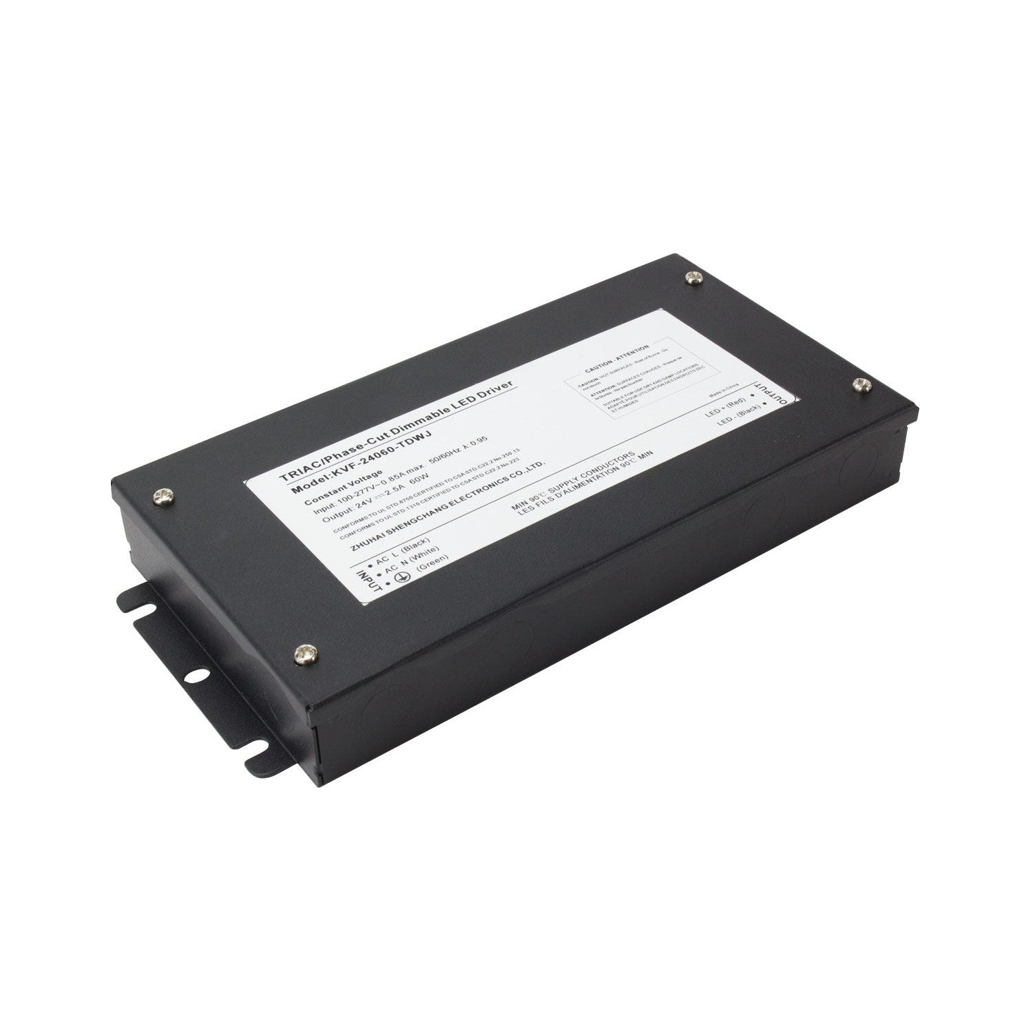 American Lighting - ADPT-DRJ-60-24 - Constant Voltage Driver w/Junction - Adaptive Driver - Black