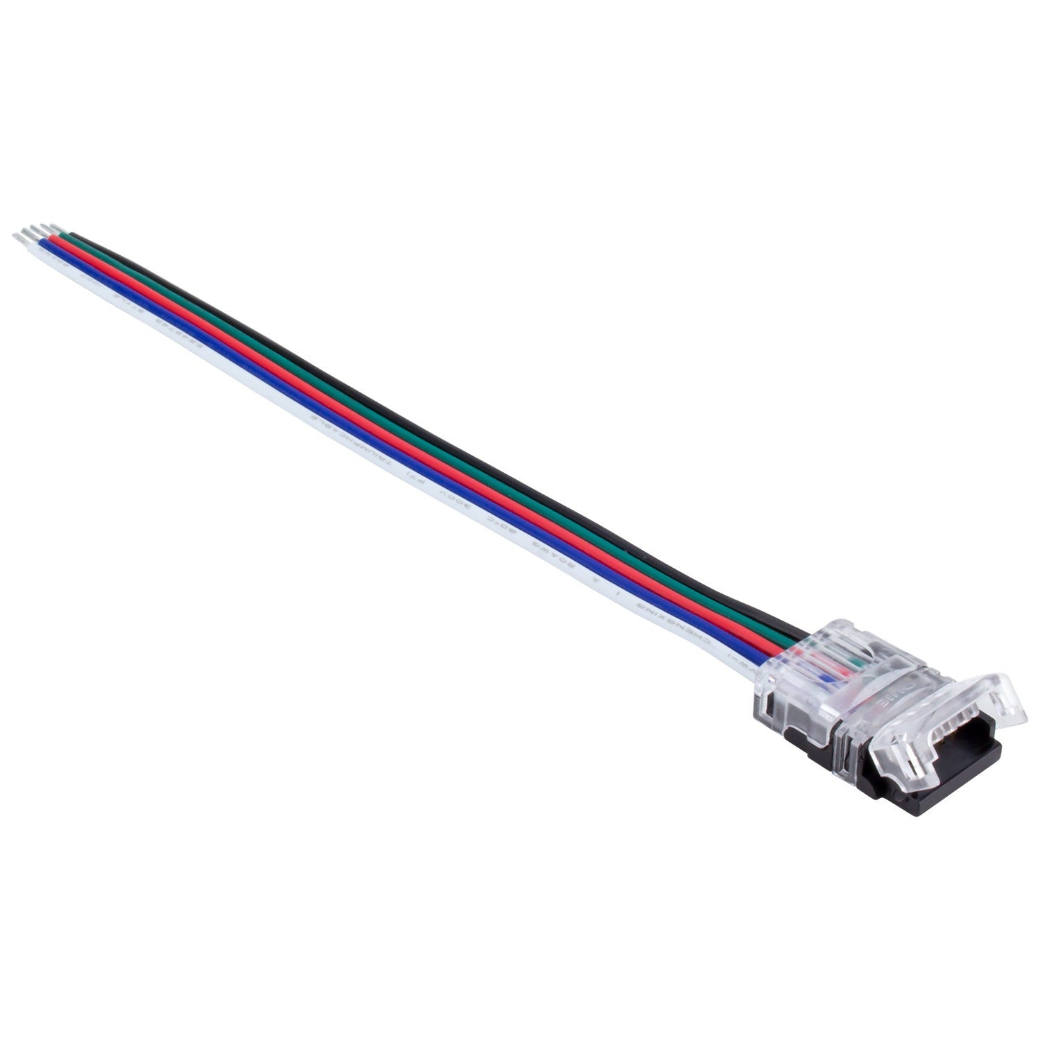 American Lighting - TL-5PWR-HD - 5Pin Heavy Snap Connector With Conkit - Snap Connector - White/Clear