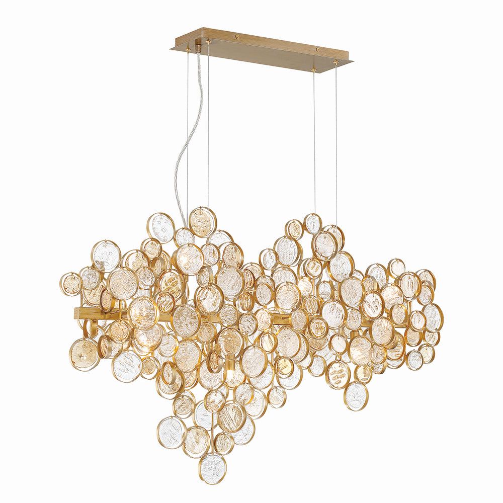 Eurofase - 34031-022 - 12 Light Chandelier - Trento - Gold