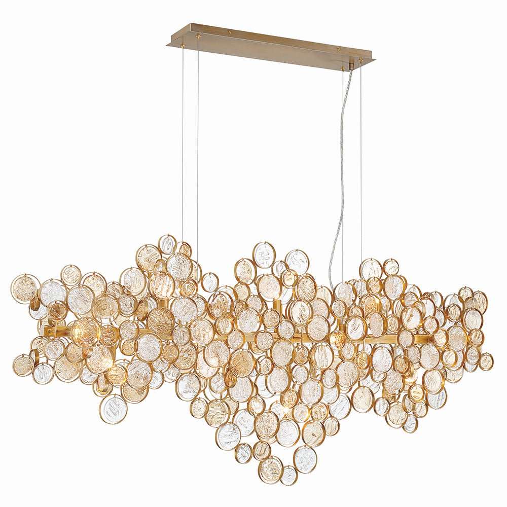 Eurofase - 34032-027 - 15 Light Chandelier - Trento - Gold