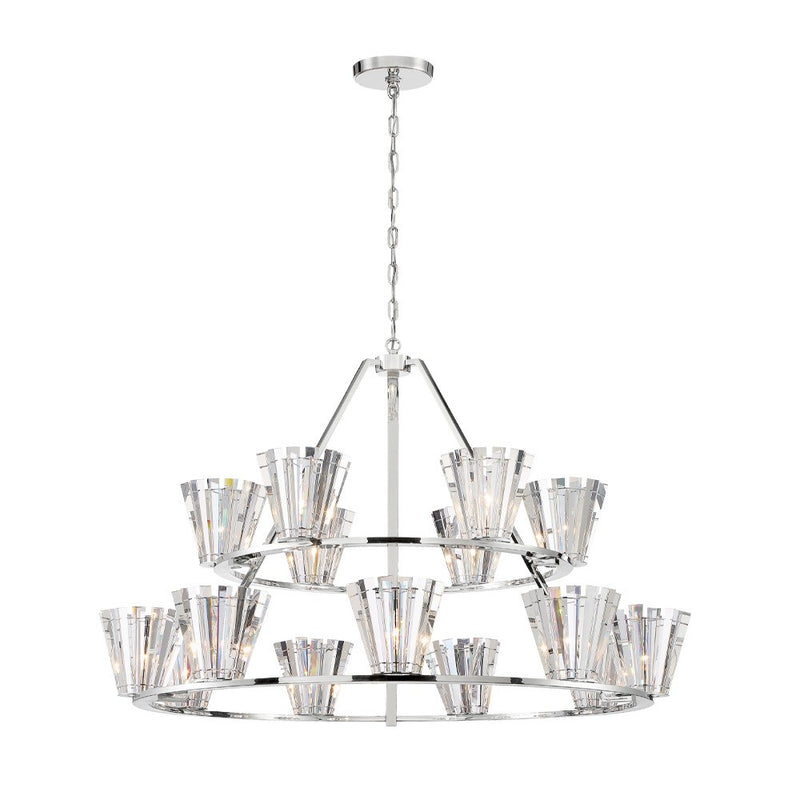 Eurofase - 38869-013 - 15 Light Chandelier - Ricca - Chrome
