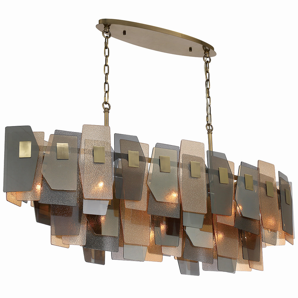 Eurofase - 43874-019 - 11 Light Chandelier - Cocolina - Brass