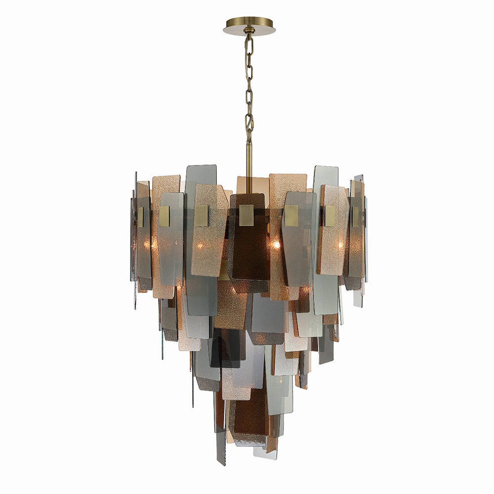 Eurofase - 43876-013 - 19 Light Chandelier - Cocolina - Brass