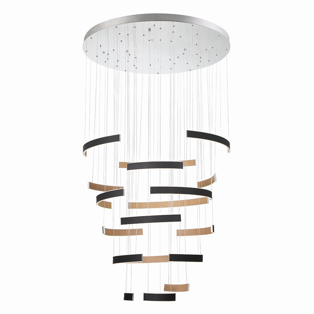 Eurofase - 43902-019 - LED Chandelier - Verdura - Black