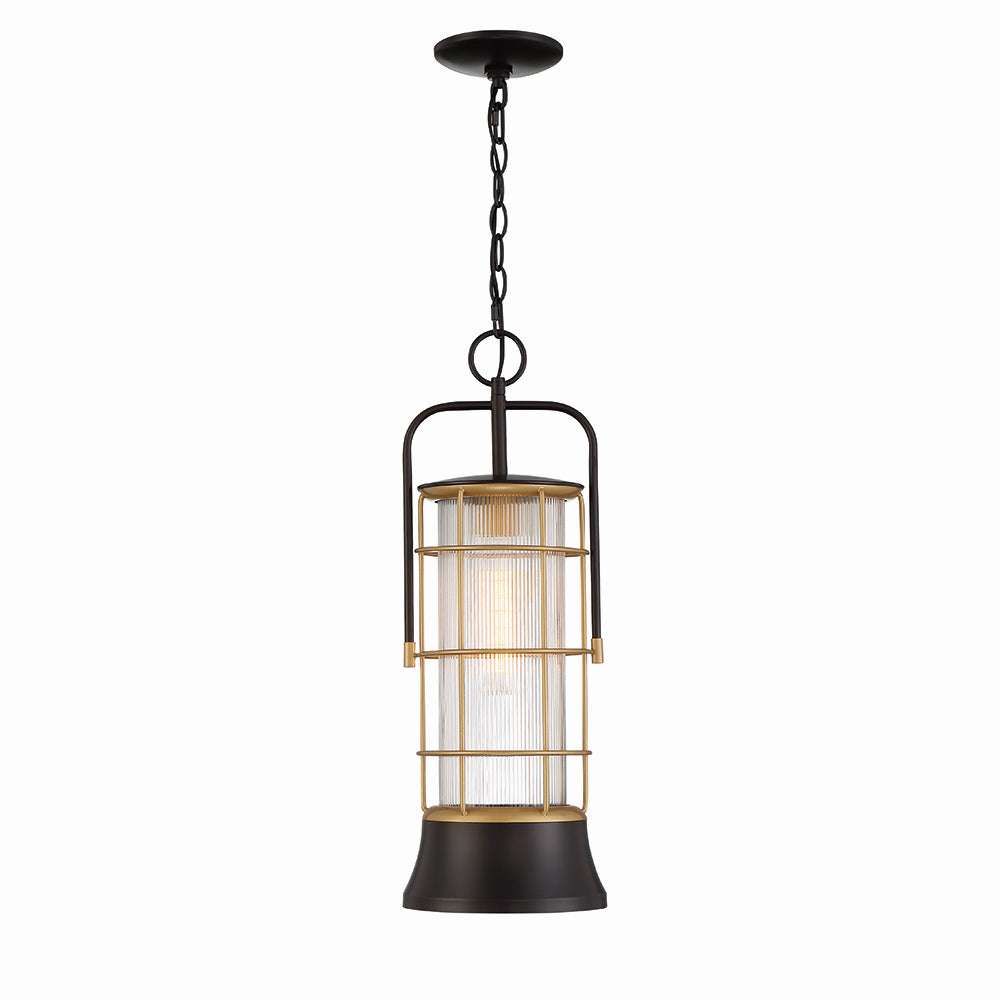 Eurofase - 44266-011 - One Light Pendant - Rivamar - Gold-Black