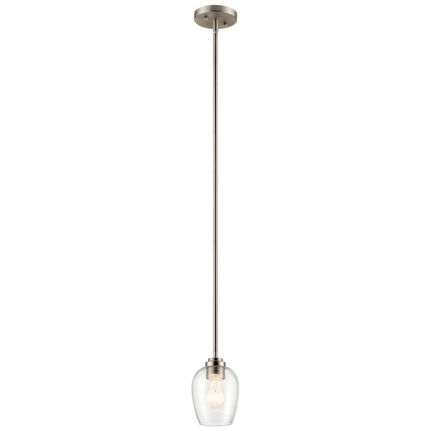 Kichler - 44380NICS - One Light Mini Pendant - Valserrano - Brushed Nickel