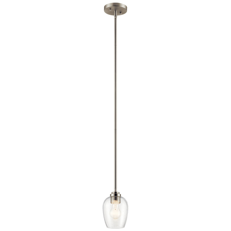 Kichler - 44380NICS - One Light Mini Pendant - Valserrano - Brushed Nickel