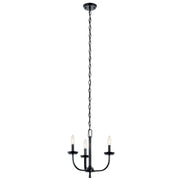 Kichler - 52383BK - Three Light Mini Chandelier - Kennewick - Black