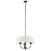 Kichler - 52384BK - Three Light Chandelier - Kennewick - Black