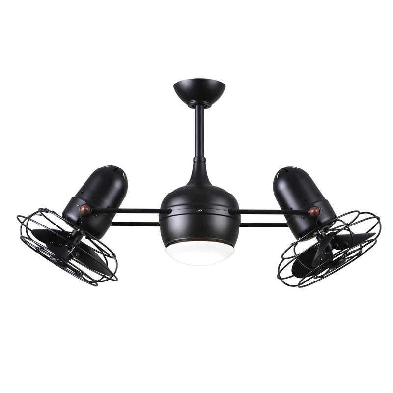 Matthews Fan Company - DGLK-BK-MTL - 41"Ceiling Fan - Dagny - Matte Black