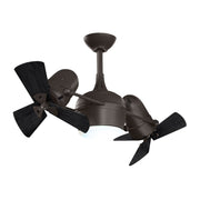 Matthews Fan Company - DGLK-TB-WDBK - 41"Ceiling Fan - Dagny - Textured Bronze