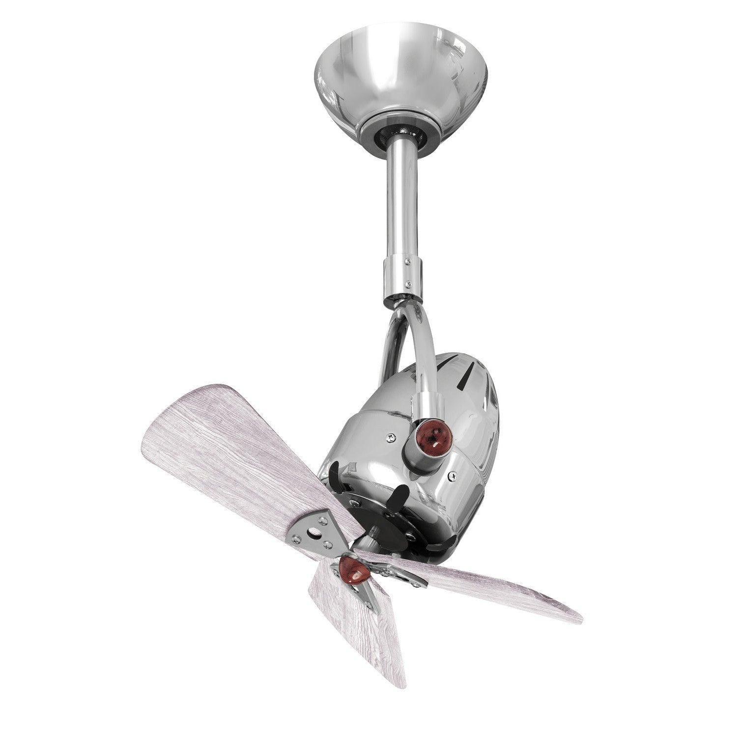 Matthews Fan Company - DI-CR-WDBW - 16"Ceiling Fan - Diane - Polished Chrome
