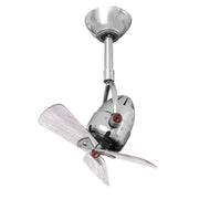 Matthews Fan Company - DI-CR-WDBW - 16"Ceiling Fan - Diane - Polished Chrome