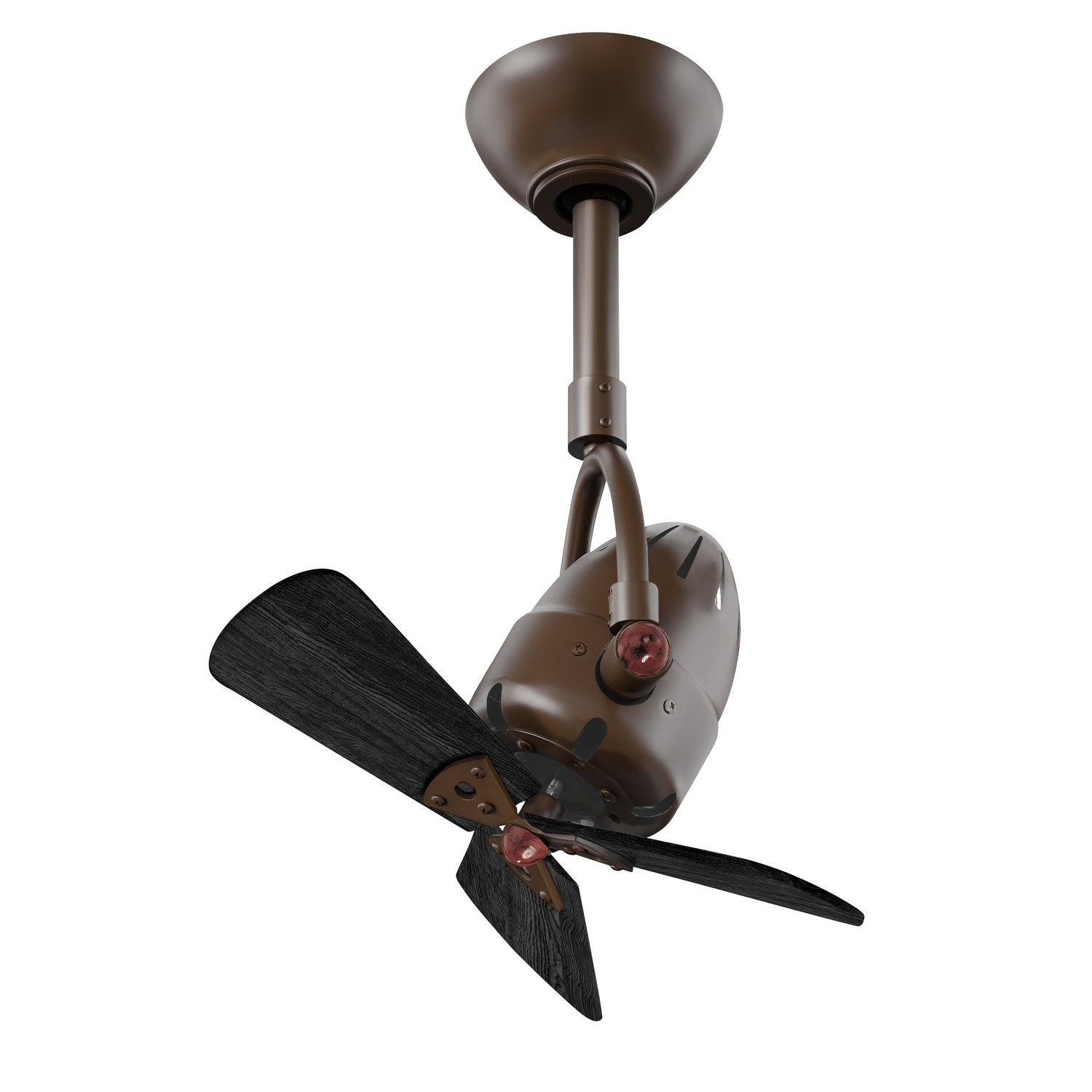 Matthews Fan Company - DI-TB-WDBK - 16"Ceiling Fan - Diane - Textured Bronze