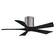 Matthews Fan Company - IR5H-BP-BK-42 - 42"Ceiling Fan - Irene-5H - Brushed Pewter