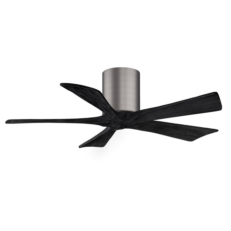 Matthews Fan Company - IR5H-BP-BK-42 - 42"Ceiling Fan - Irene-5H - Brushed Pewter