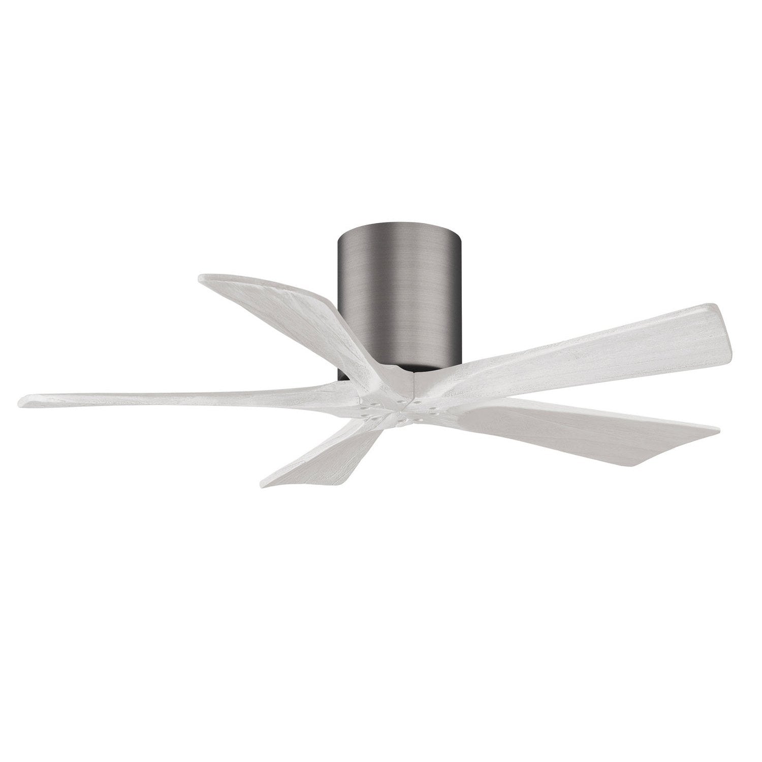Matthews Fan Company - IR5H-BP-MWH-42 - 42"Ceiling Fan - Irene-5H - Brushed Pewter