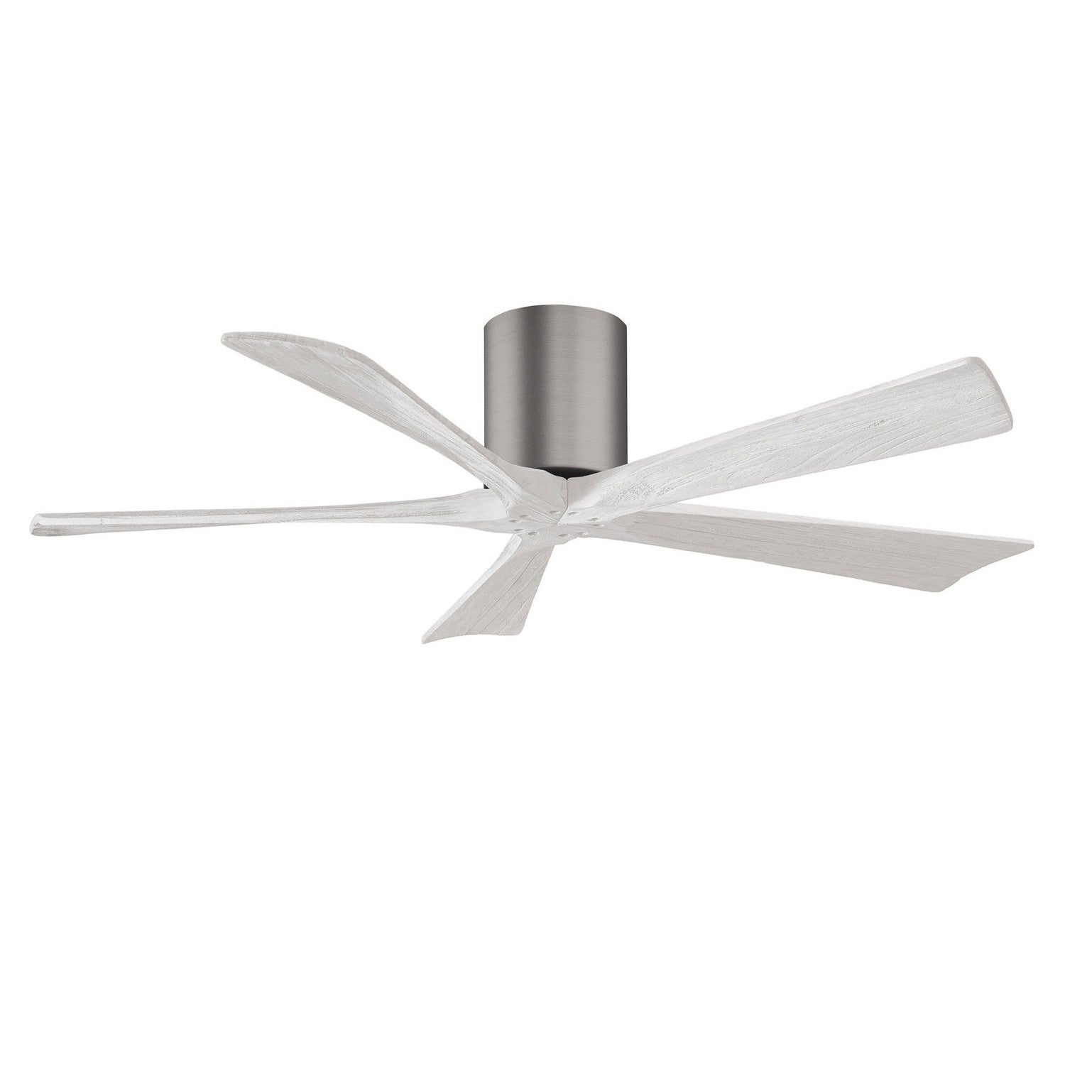 Matthews Fan Company - IR5H-BP-MWH-52 - 52"Ceiling Fan - Irene-5H - Brushed Pewter