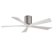 Matthews Fan Company - IR5H-BP-MWH-52 - 52"Ceiling Fan - Irene-5H - Brushed Pewter