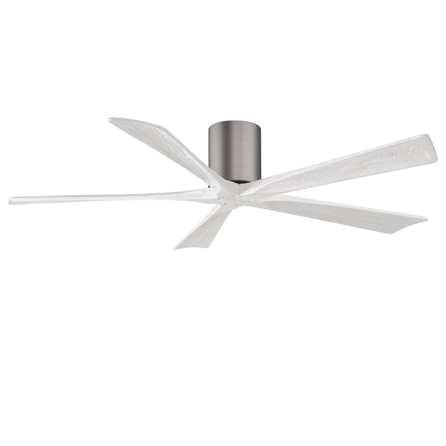 Matthews Fan Company - IR5H-BP-MWH-60 - 60"Ceiling Fan - Irene-5H - Brushed Pewter