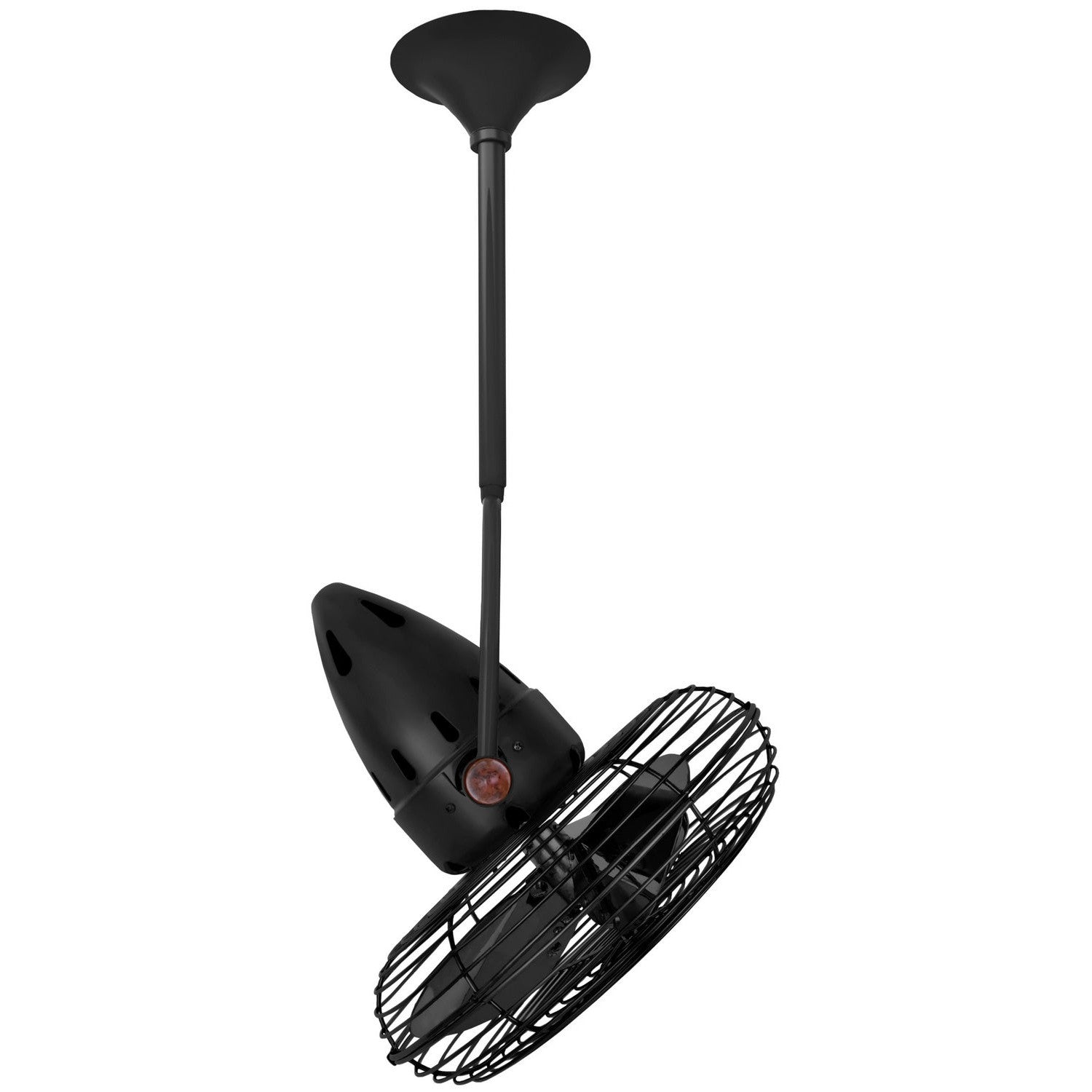 Matthews Fan Company - JD-BK-MTL - 16"Ceiling Fan - Jarold Direcional - Matte Black