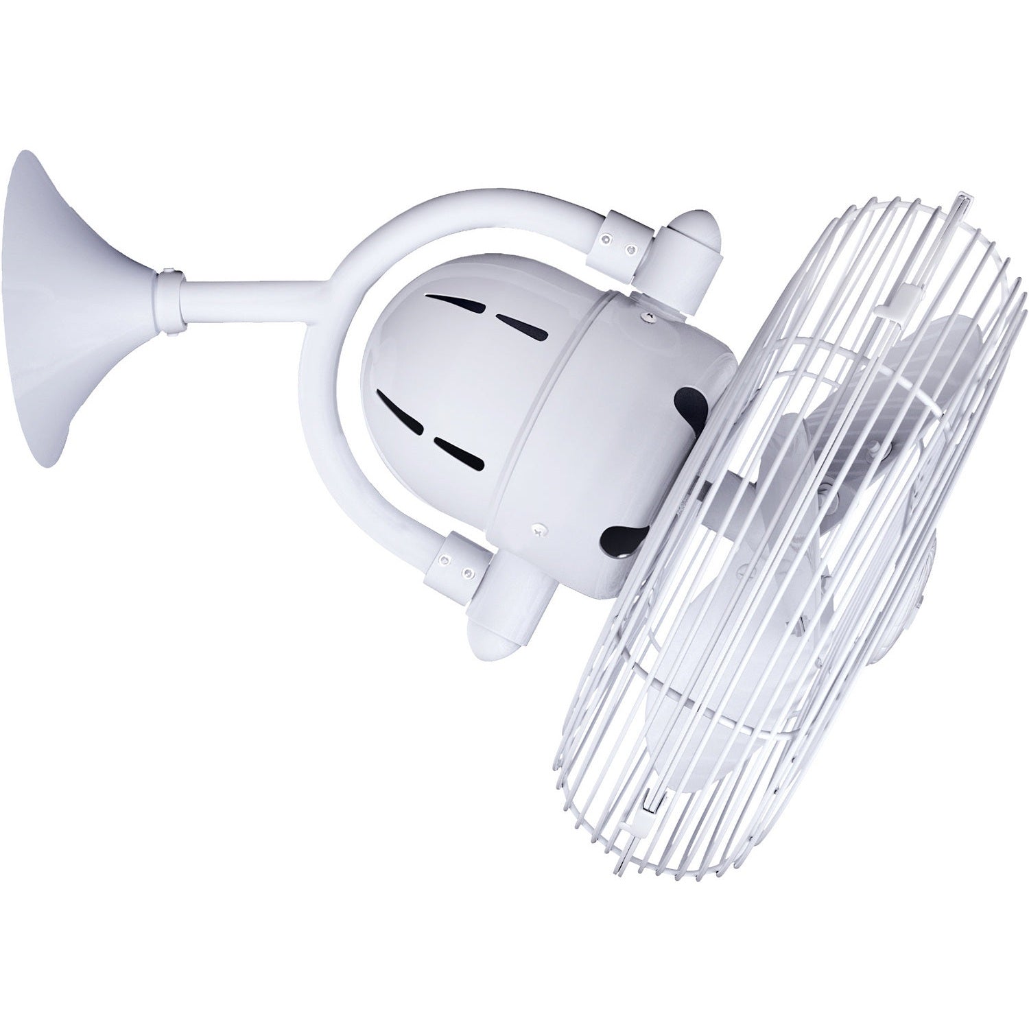 Matthews Fan Company - KC-WH - 13"Wall Fan - Kaye - Gloss White