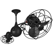 Matthews Fan Company - IV-BK-MTL - 53"Ceiling Fan - Italo Ventania - Matte Black