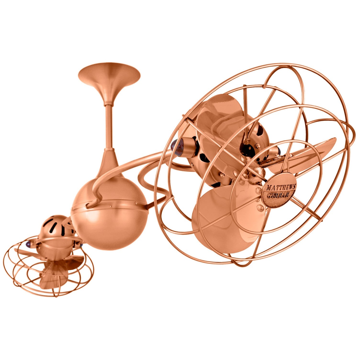 Matthews Fan Company - IV-BRCP-MTL - 53"Ceiling Fan - Italo Ventania - Brushed Copper