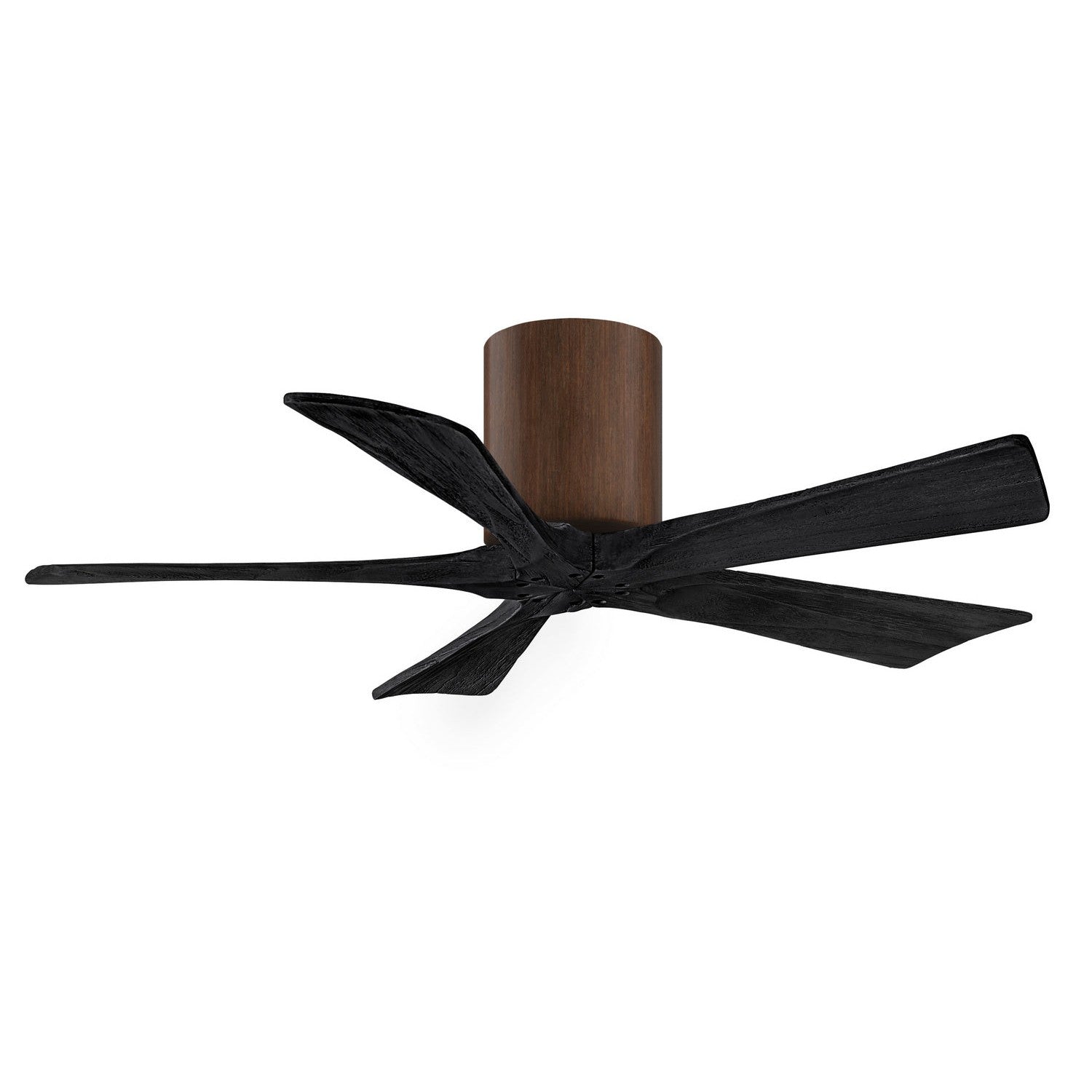 Matthews Fan Company - IR5H-WN-BK-42 - 42"Ceiling Fan - Irene-5H - Walnut
