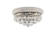 Elegant Lighting - V1800F14BK/RC - Six Light Flush Mount - Primo - Black