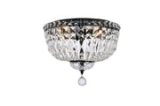 Elegant Lighting - V2528F14BK/RC - Four Light Flush Mount - Tranquil - Black
