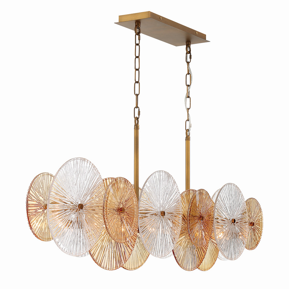Eurofase - 44570-019 - Eight Light Chandelier - Sue-Anne - Gold
